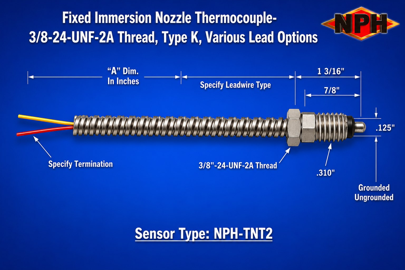 Fixed Immersion NozzleThermocouple